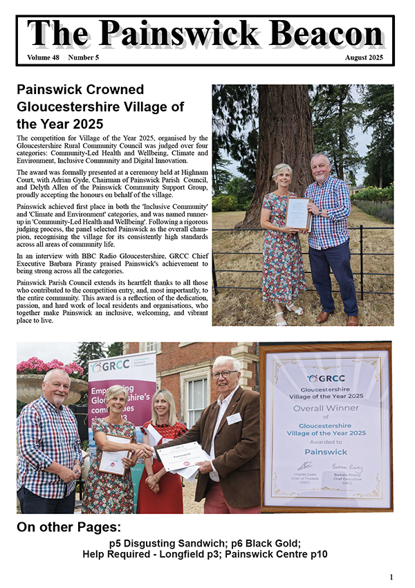 The latest edition of The Painswick Beacon - August 2025 