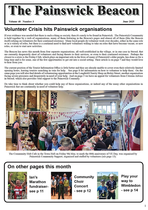 The latest edition of The Painswick Beacon - June 2025 