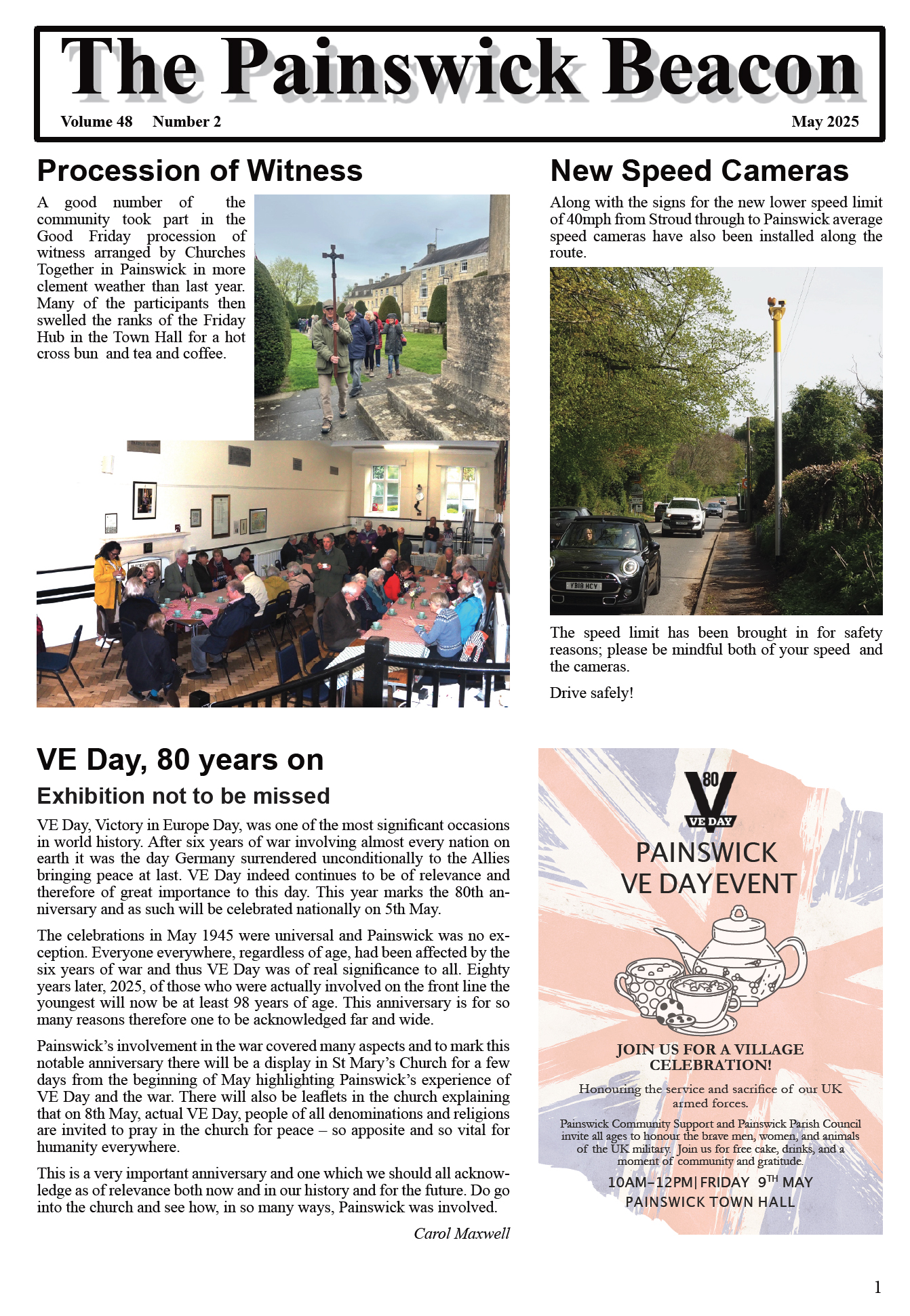 The latest edition of The Painswick Beacon - May 2025 