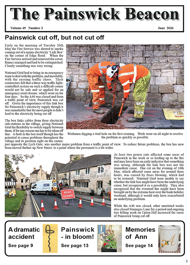 The latest edition of The Painswick Beacon - May 2026 